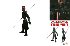 Darth Maul on PlayStation 1