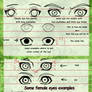 Eye tutorial naruto line style