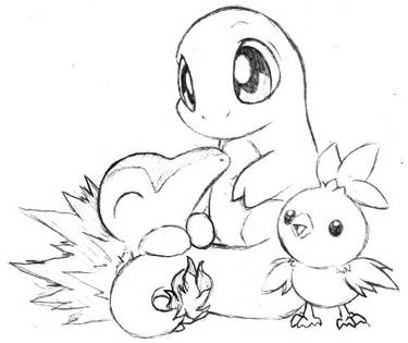 Pokemon fire starters