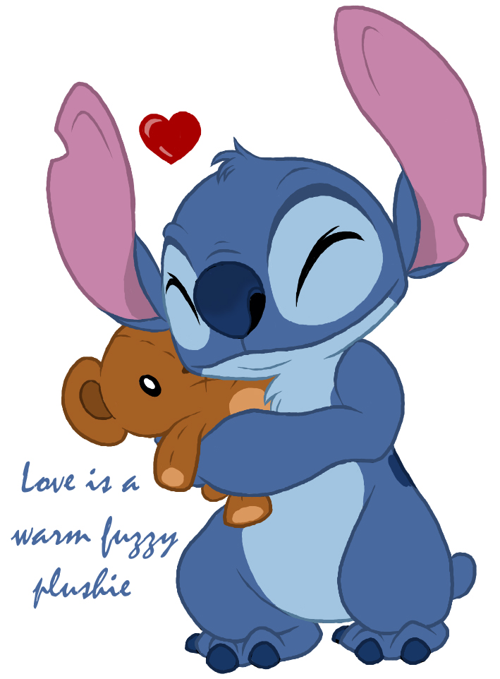 Stitch - Fuzzy plushie love