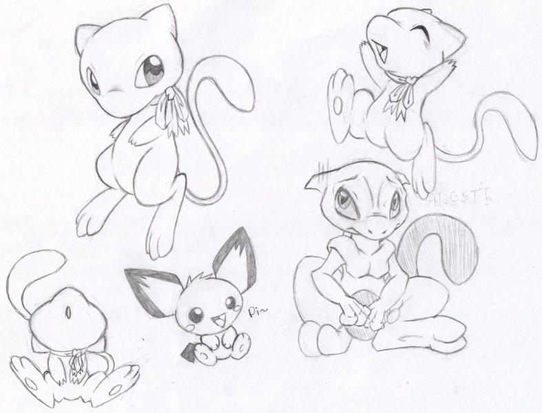 mew,mewtwo e mewtwo y (evolução)  Mew and mewtwo, Pokemon mewtwo, Pokemon  sketch