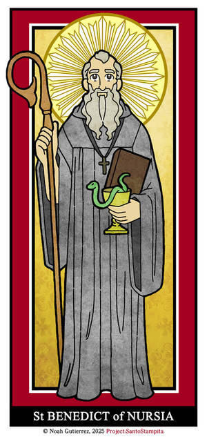 St Benedict of Nursia