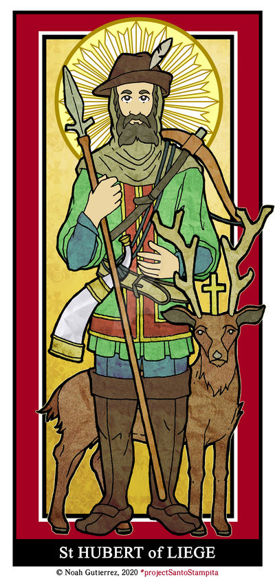 St Hubert of Liege by NoahGutz on DeviantArt