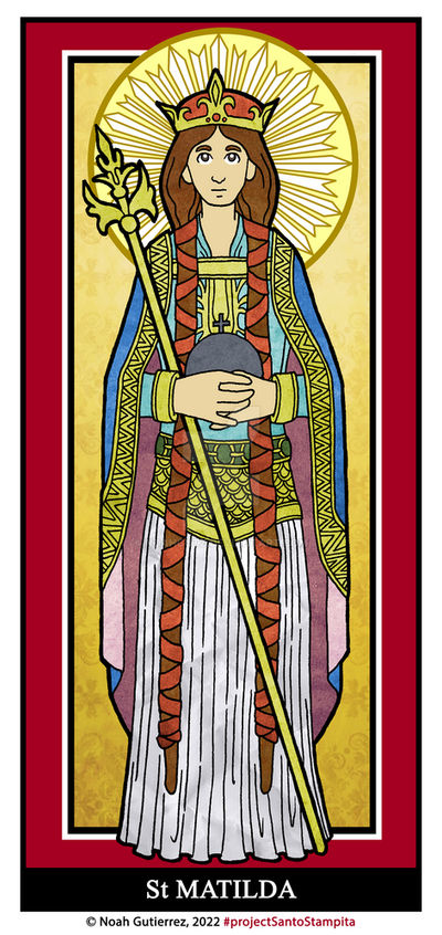 Sint Mathilda Icon St Matilda of Ringelheim by NoahGutz on DeviantArt