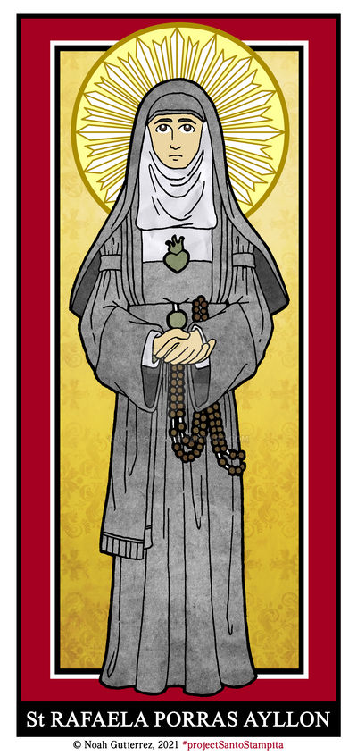 St Rafaela Maria of the Sacred Heart by NoahGutz on DeviantArt