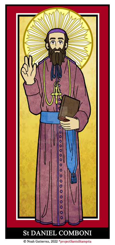 St Daniel Comboni by NoahGutz on DeviantArt