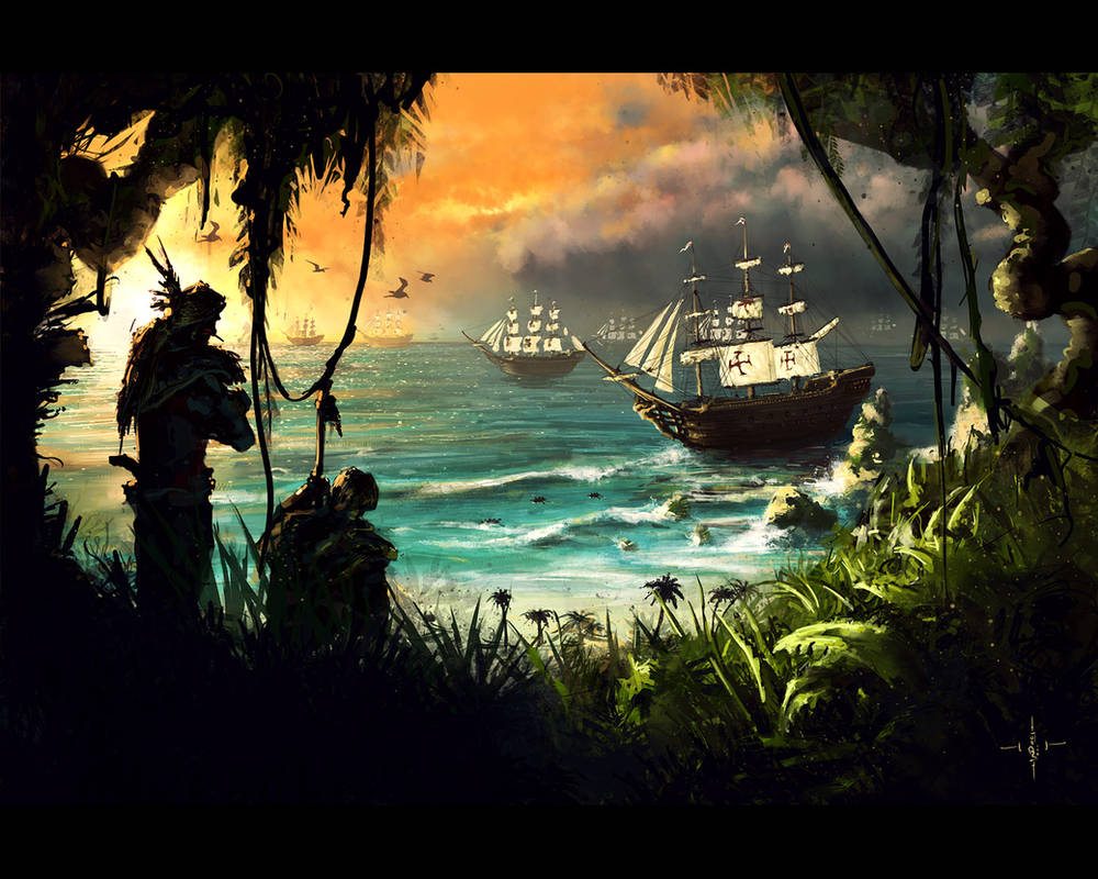 Danger in Paradise by DerMonkey
