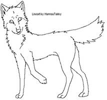 Free dog lineart MS Paint