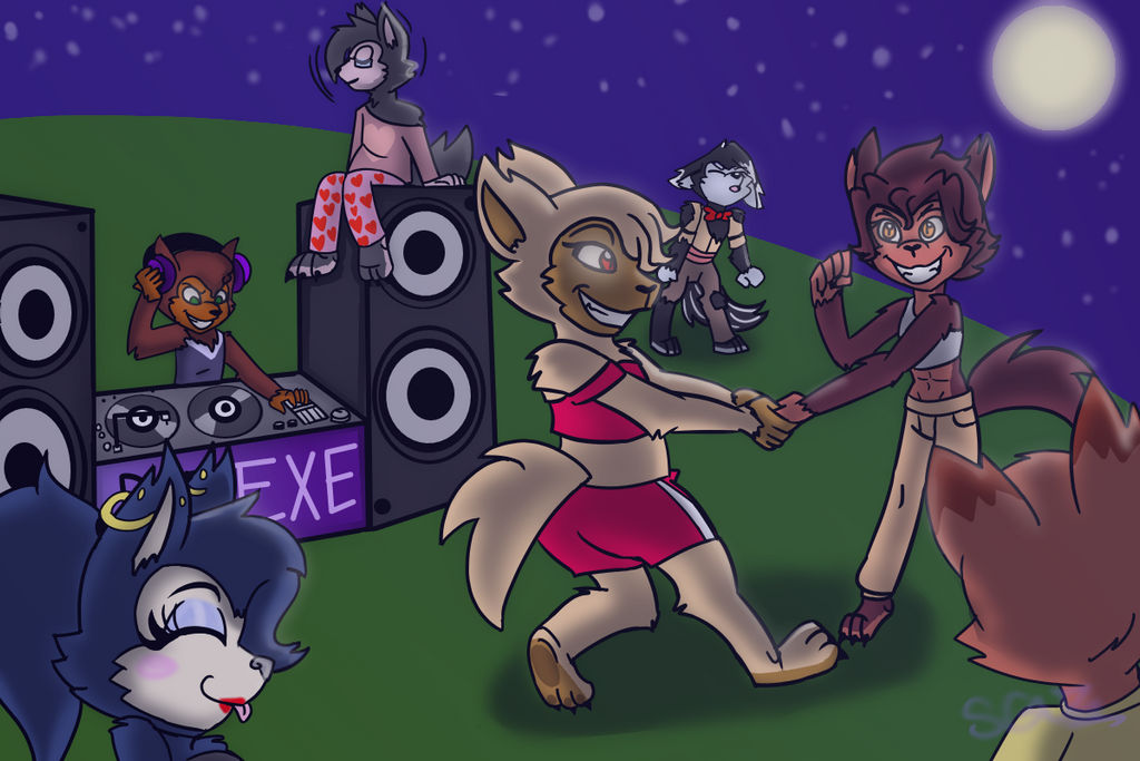 Werewolf Dance Party by Abayx on DeviantArt