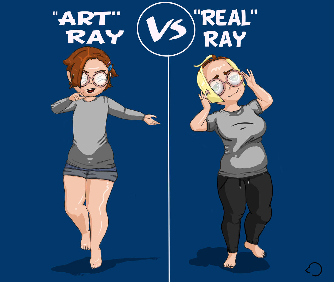 Real Rays Art vs Real Ray by Zl33pyArt1zt on DeviantArt