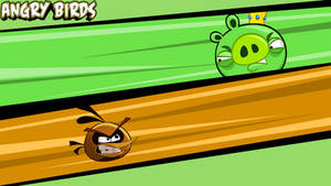 Angry Birds wallpaper orange