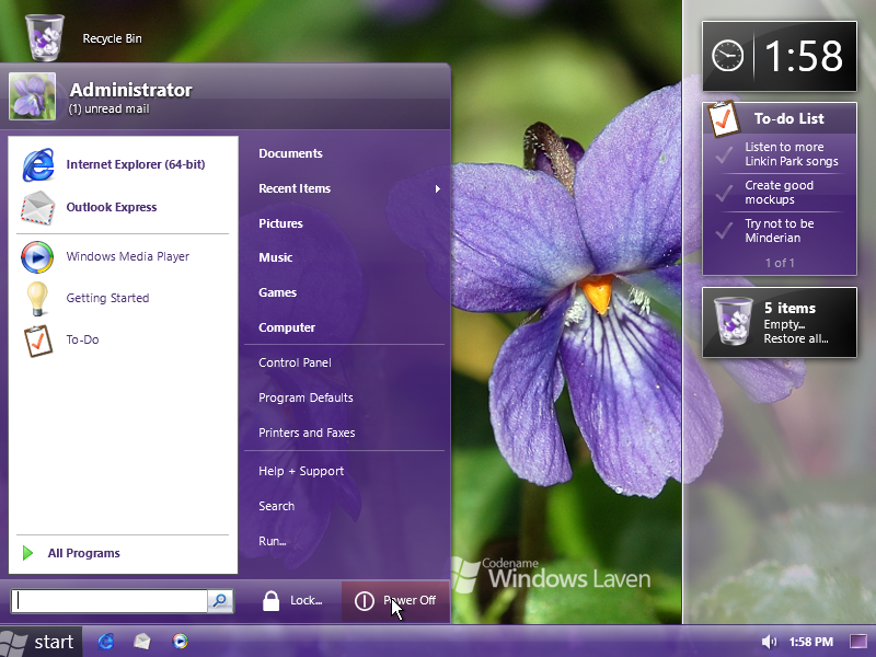 Windows Code Name Laven (2005) (Mockup) by MondySpartan on DeviantArt