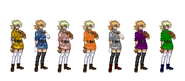 Seras victoria sprites palettes