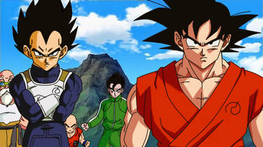 DB Super redraw Goku Gohan Vegeta Roshi Krillin