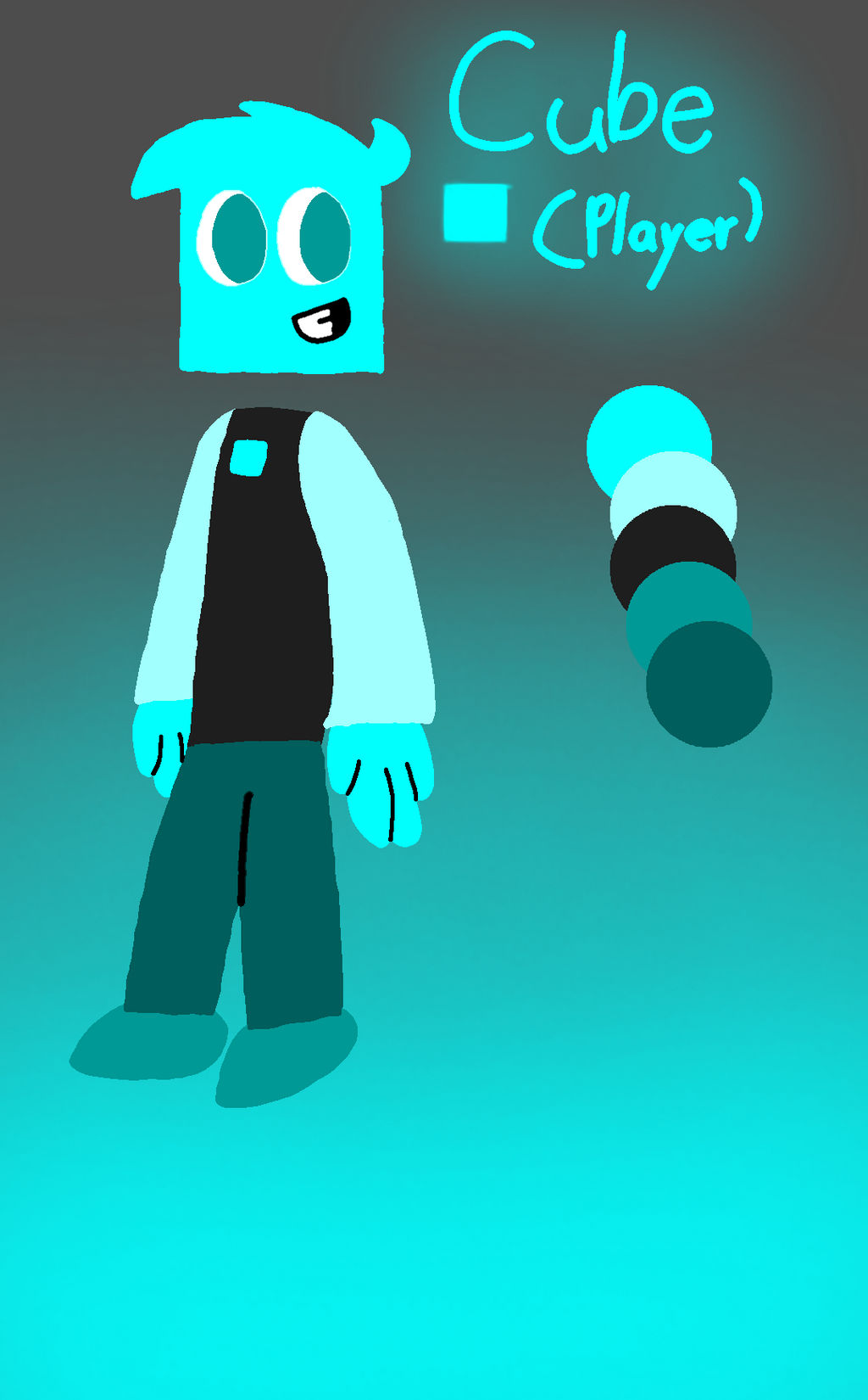 Jsub Cube cube (player) from JSAB by izzy-the-animatior on DeviantArt