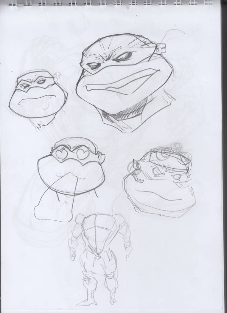 TMNT Faces By Andrew Henry On DeviantArt