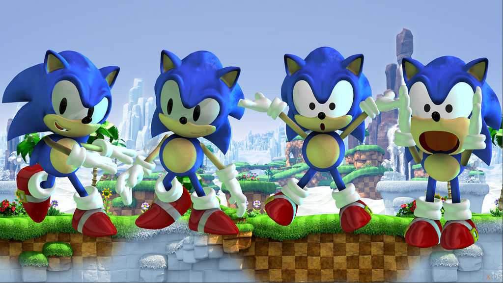 Classic Sonic by Sticklove on DeviantArt