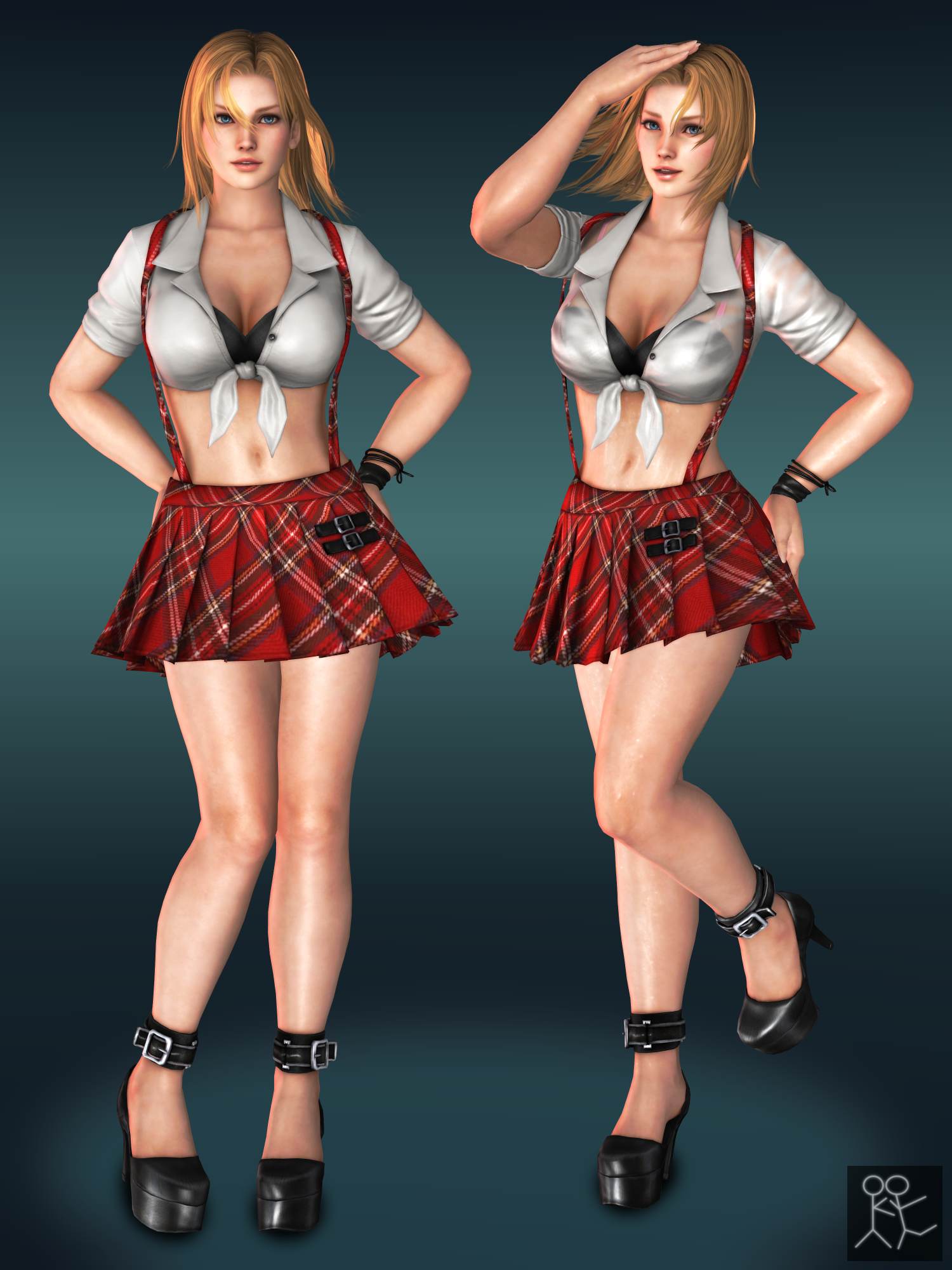 DOA5 Ultimate - Tina Armstrong (schoolgirl)