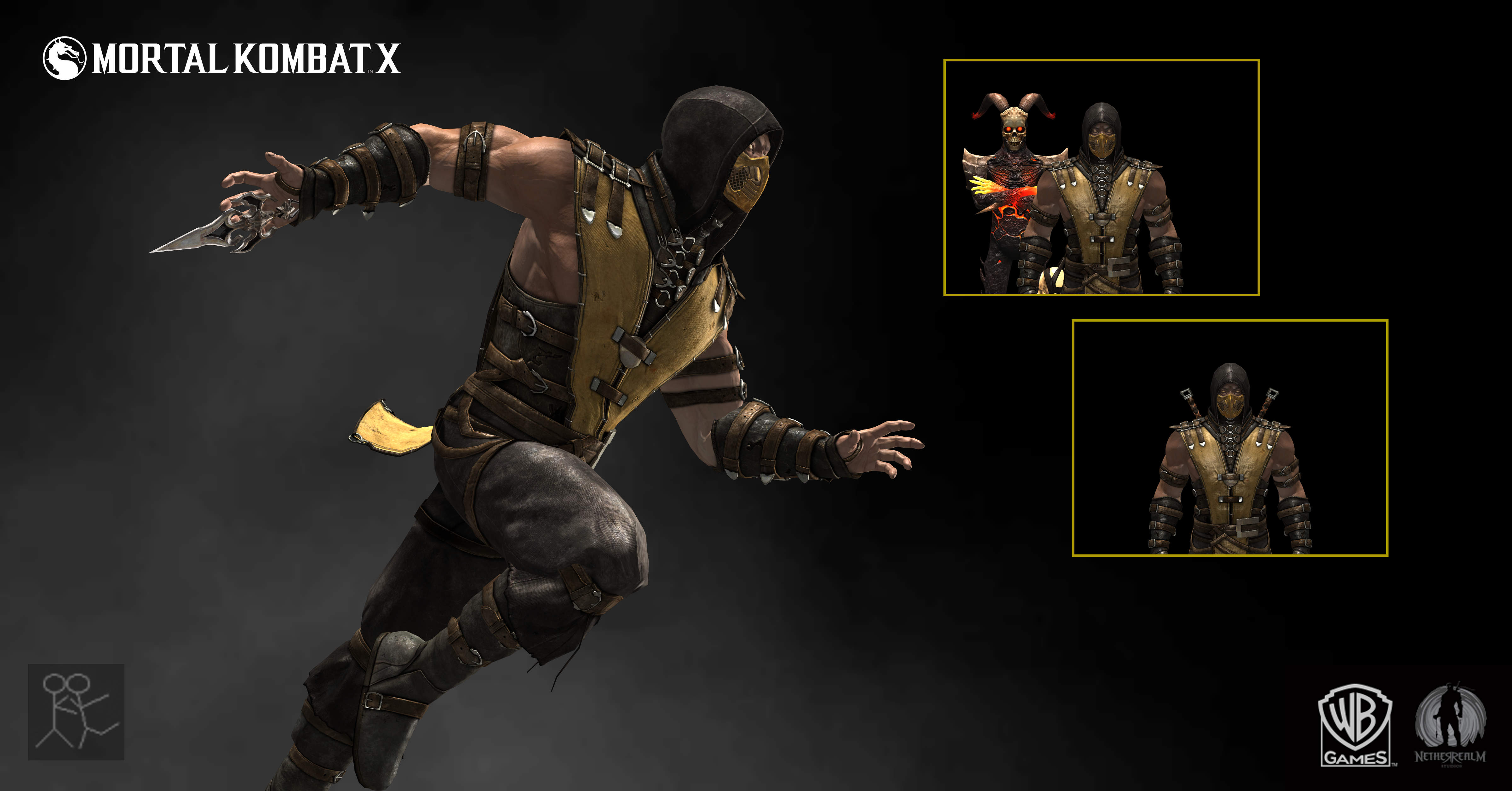 Mortal Kombat X - Scorpion Costume A by Sticklove on DeviantArt