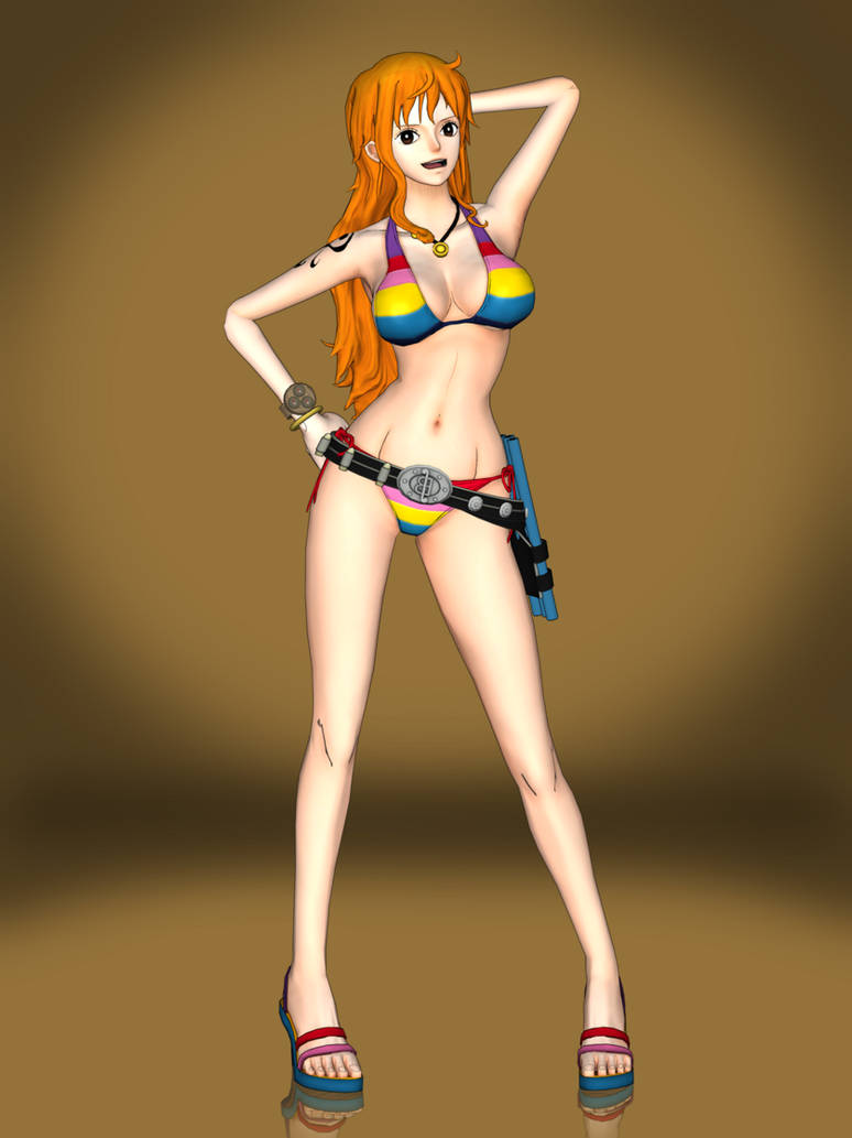 Nami One Piece Bikini Nami (Swimsuit) by Sticklove on DeviantArt