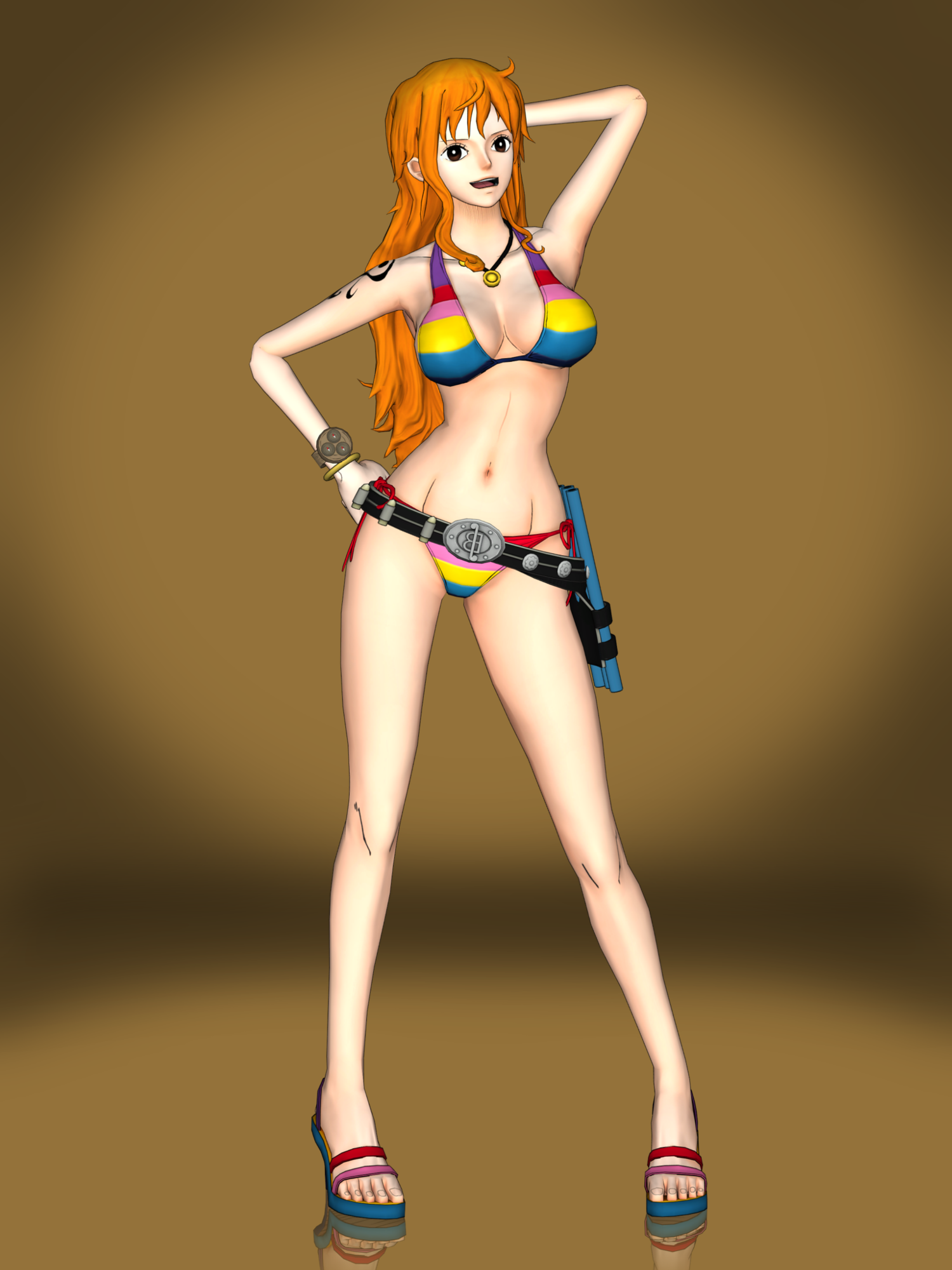 Nami (Swimsuit) from One Piece Burning Blood Property of Spike Chunsoft and...