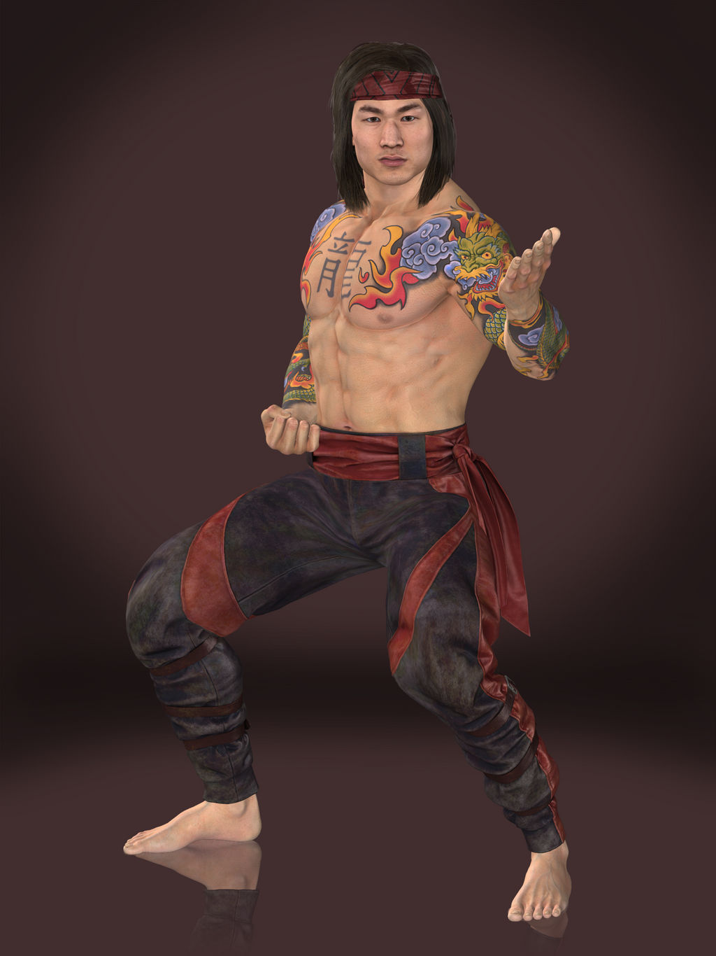 Liu Kang (Permanent Ink) by Sticklove on DeviantArt