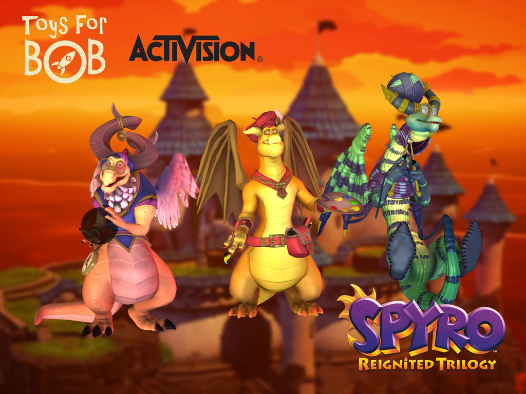 Spyro 1 Dragons 1) by Sticklove on