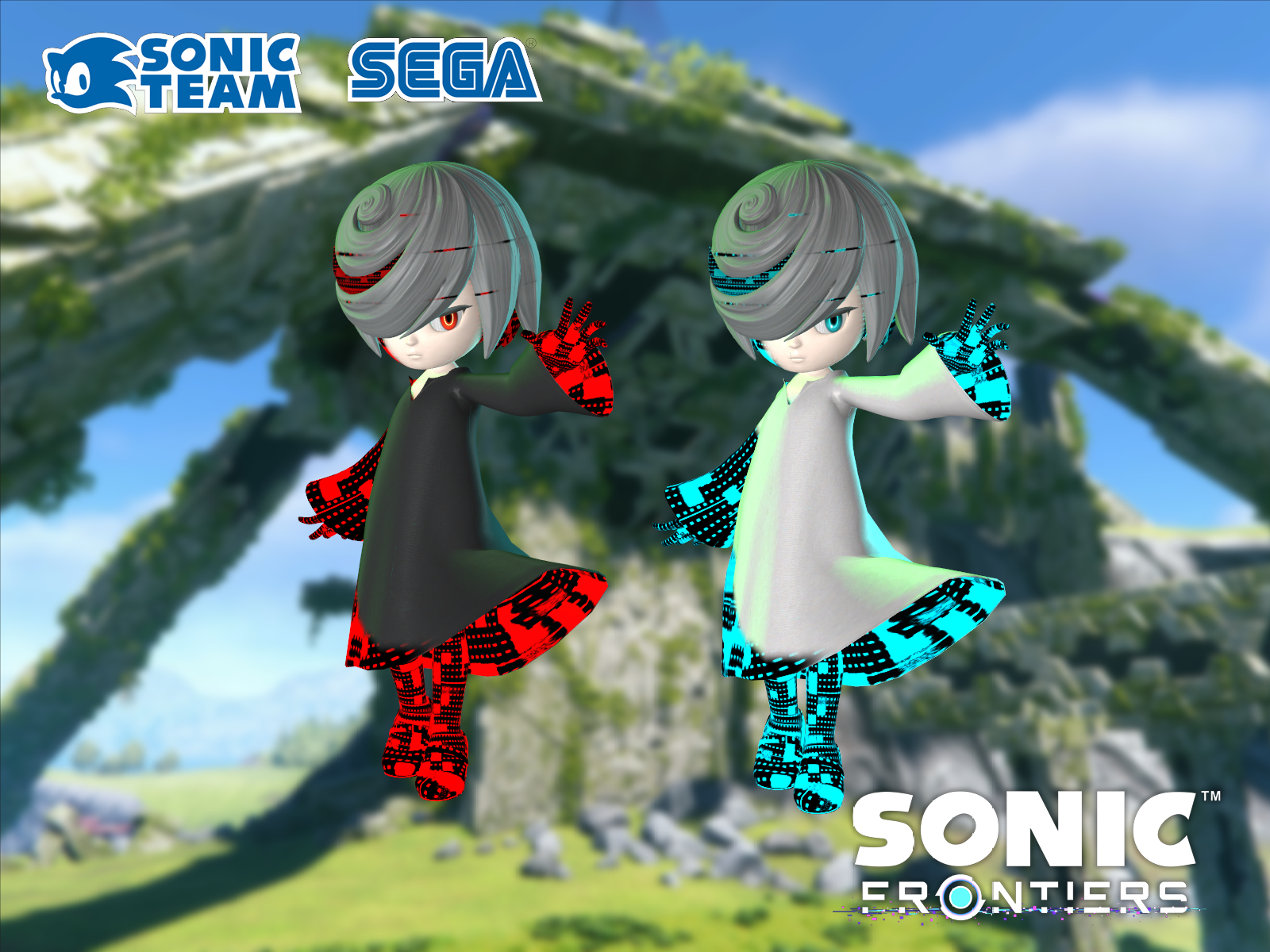 Sonic Frontiers 16-bit - Sonic VS Ninja by miniluv73 on DeviantArt