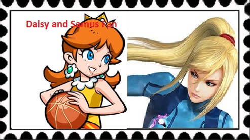 Daisy and Samus Stamp