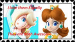 Awesome Princesses Stamp by PhantomMasterRamos89