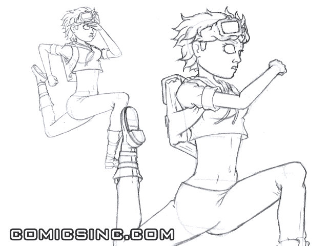 Deviantart Front View Running animation running by comicsINC on DeviantArt