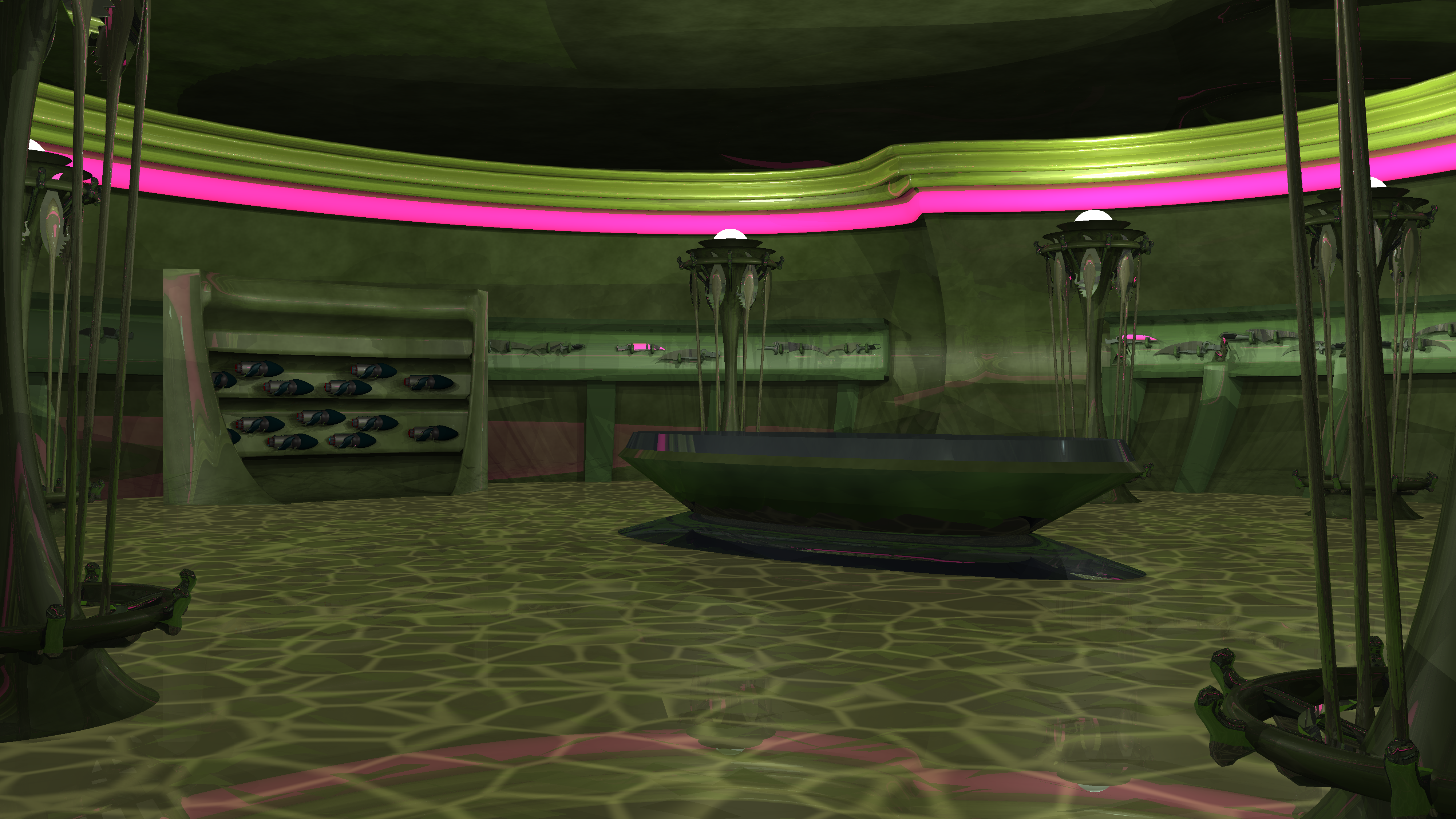 Alien Ship Interior By Comicsinc On Deviantart