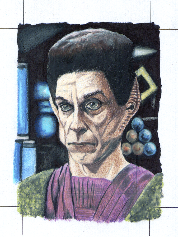 Yelgrun Star Trek Deep Space Nine Sketch card