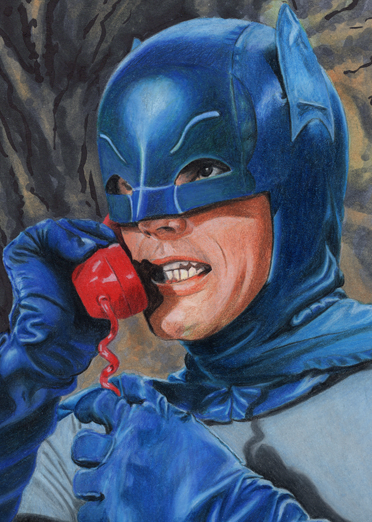 Adam West as Batman 1966 by comicsINC on DeviantArt