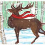 Stag - Greeting Card