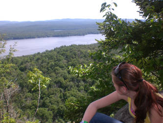 view from on top of a mountain