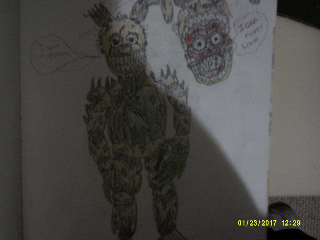 Nightmare Springtrap Drawing By Galvatron2017 On DeviantArt