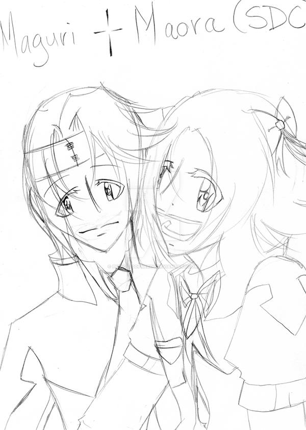 Magora Archie Fanart: Maguri and Maora - SDC by PrincessofNerds on DeviantArt