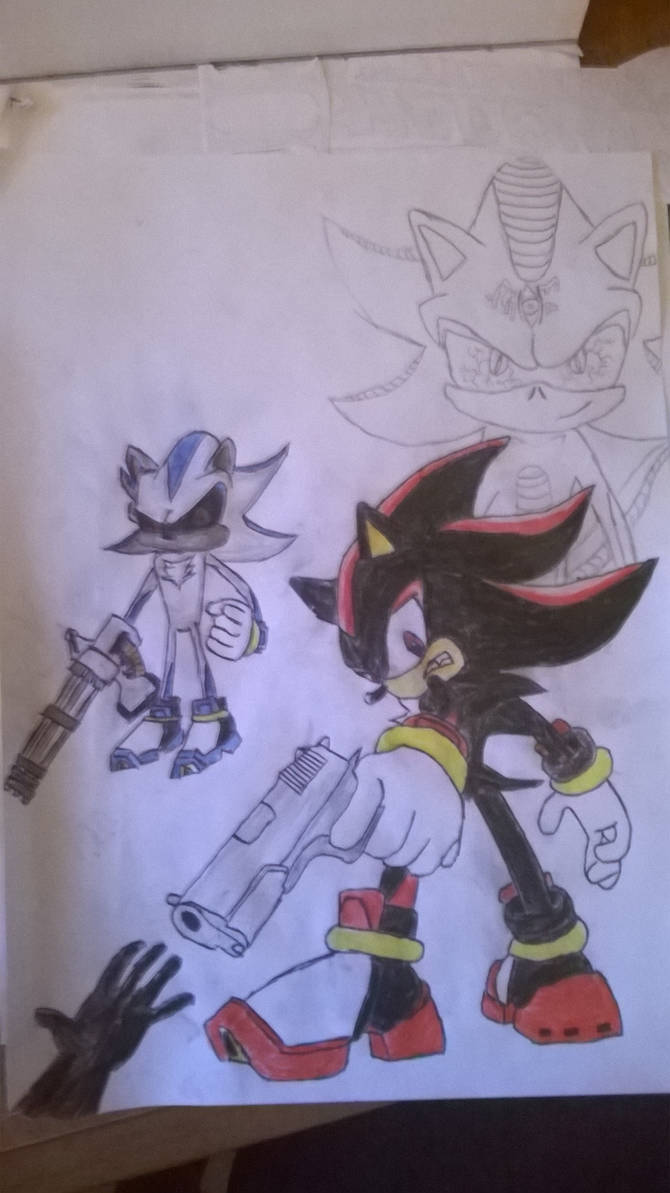 Shadow The Hedgehog, Android, and Villain Concepts by ARMEDWITHCRAYONS ...