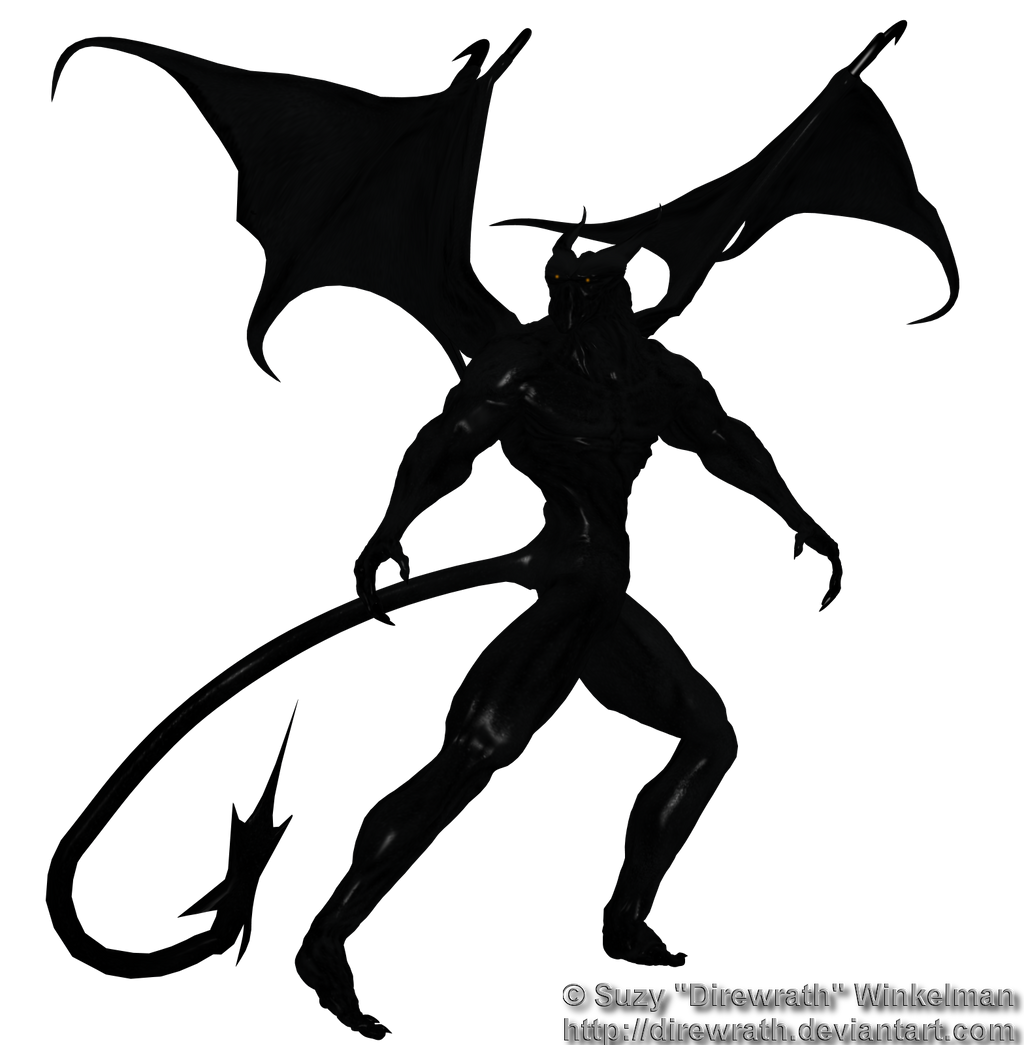 Night Demon Png Stock 2 by Direwrath