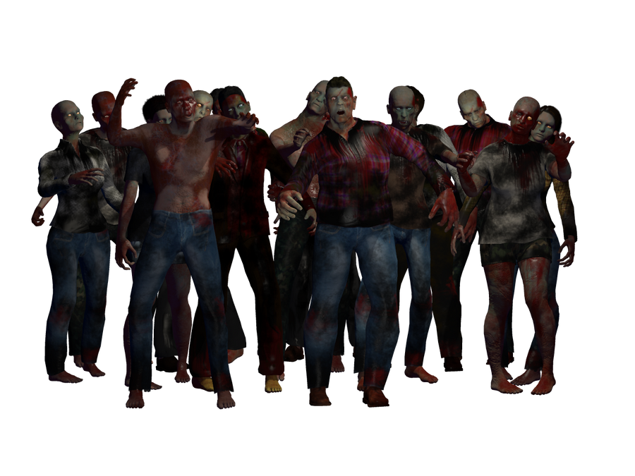 Group of Zombies 2 by Direwrath on DeviantArt