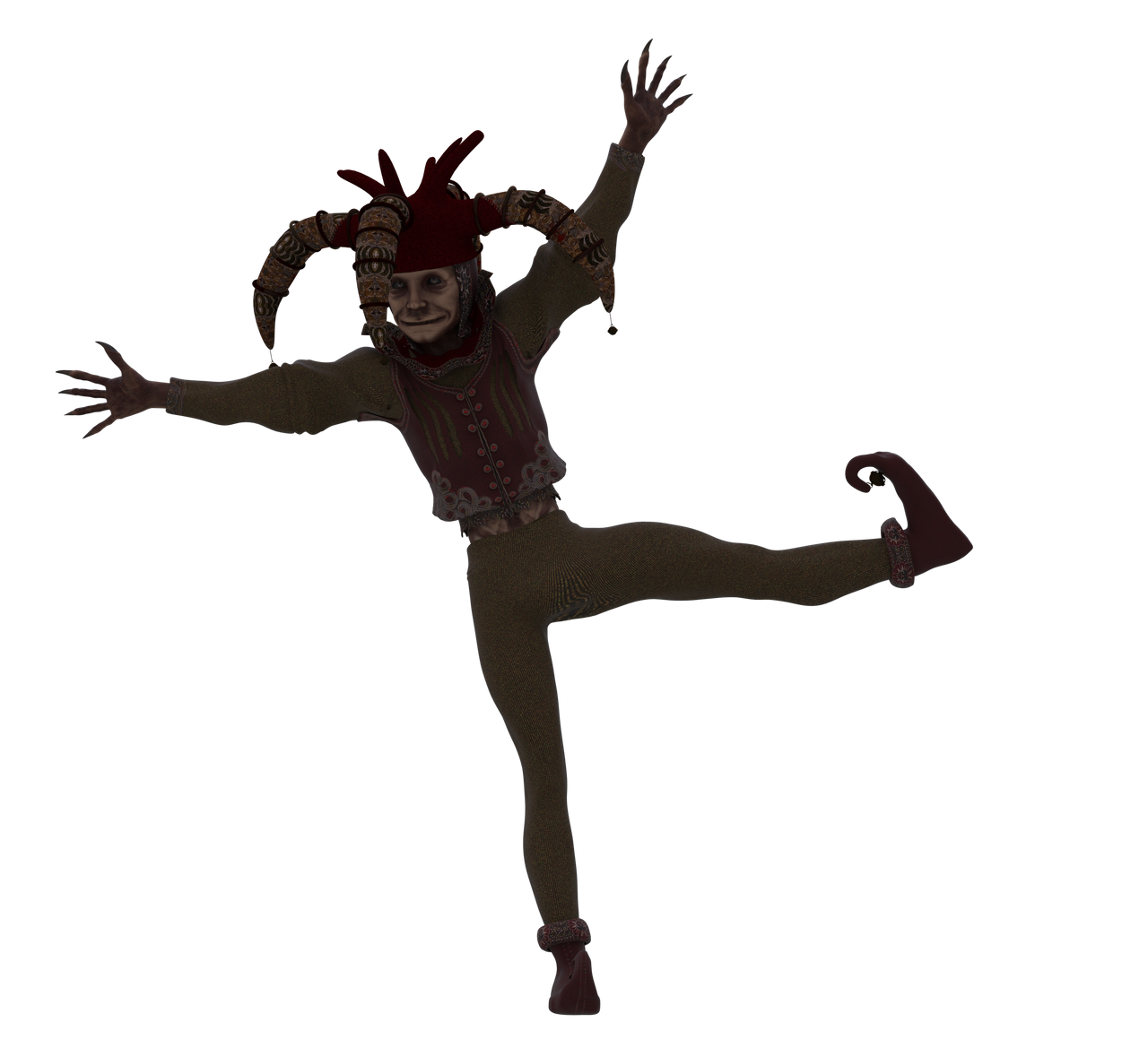 Spring Monster Jester Scary Jester by Direwrath on DeviantArt