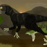 Raptor with Background