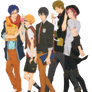 Free! boys go shopping render