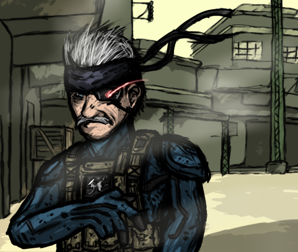 MGS4: Old Snaketch