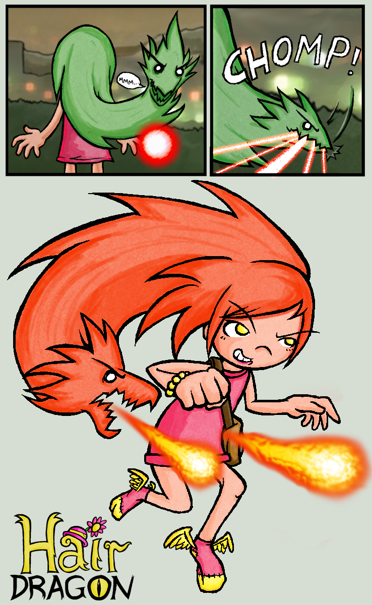 HairDragon: Fire Mode