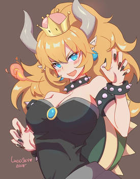 Bowsette Doodle