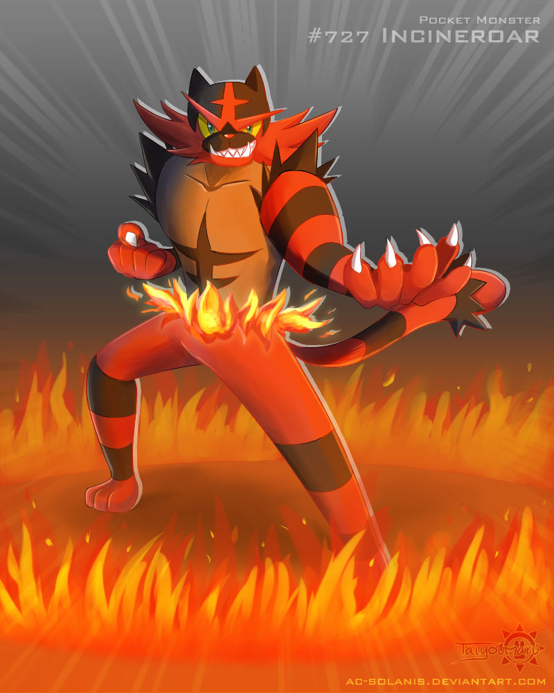 Incineroar by Ac-Solanis on DeviantArt