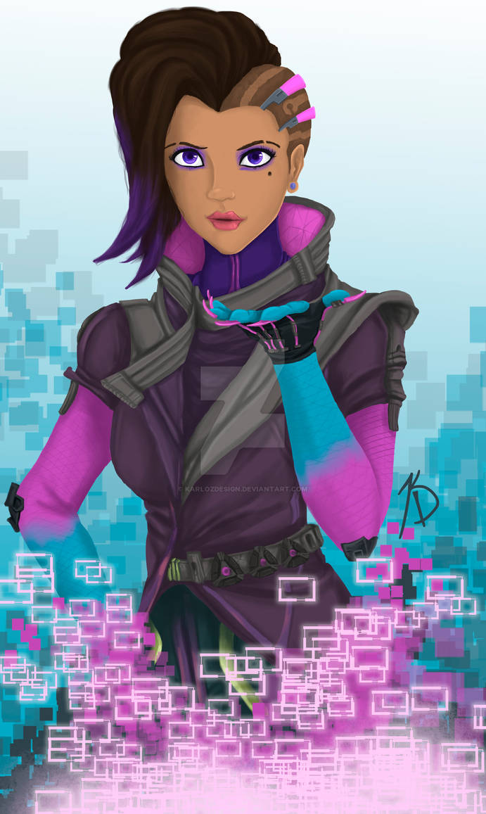 Sombra Overwatch FanArt by KarlozDesign on DeviantArt