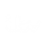 ITV 2018 (White) Logo PNG